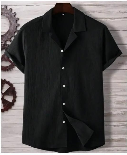 Men's Ice Silk Quick-Drying Shirt Black